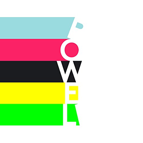 The image depicts a CD cover with the word "Powell" written vertically. #### Alt text: "CD cover with 'Powell' written vertically, surrounded by colorful horizontal stripes."