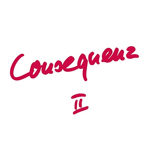 Red cursive text reading "Consequenz II" with a small symbol below.