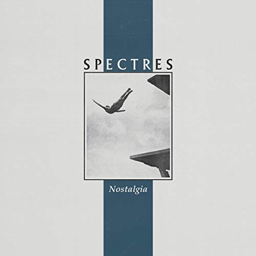 CD cover for Spectresā āNostalgiaā featuring a falling figure in grayscale.
