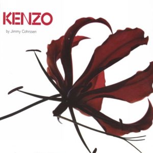 CD cover for "Kenzo" featuring a large, dark red flower.