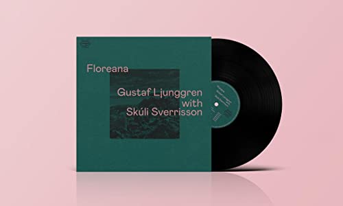 Vinyl record of "Floreana" by Gustaf Ljunggren with Skuli Sv, teal cover.