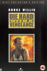 DVD cover for “Die Hard With A Vengeance” featuring Bruce Willis.