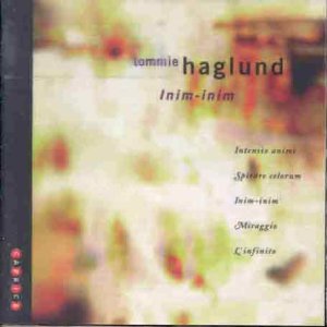Compact disc cover with blurry, multicolored background and black text listing song titles.