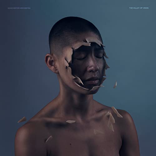 Album cover for Manchester Orchestra’s “The Valley Of Vision” featuring a portrait.