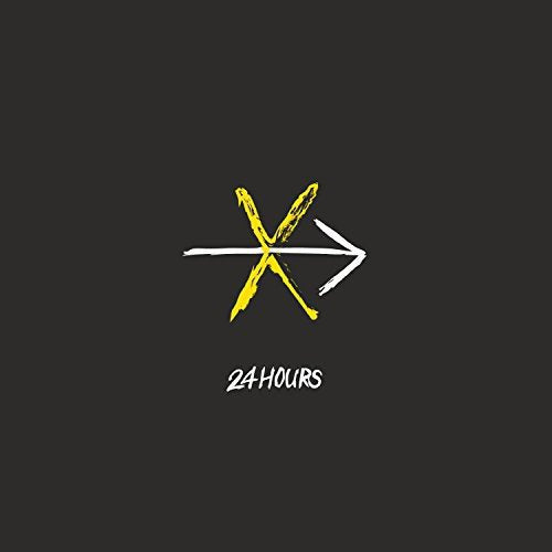 Dark gray background with a yellow “X” and white arrow pointing right.