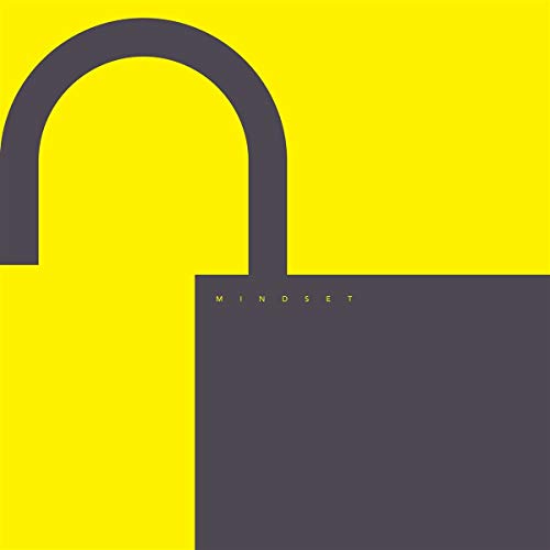 Yellow and gray album cover with a padlock graphic and “MINDSET” text.