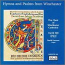 "CD cover with blue background, medieval artwork, and white text listing choir and conductor."