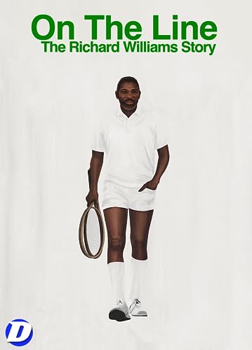 DVD cover featuring Richard Williams, a Black tennis player in white sportswear.