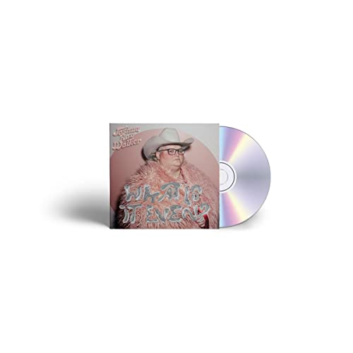 CD case with portrait of a man in a cowboy hat and CD disc.