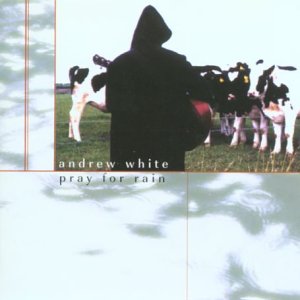 CD cover: hooded figure with cows in a field under cloudy sky.