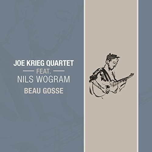 CD cover: sketched musician playing guitar, text “Joe Krieg Quartet”.