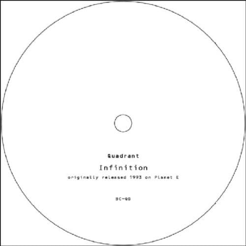 White vinyl record label with black text: "Infinition" and release details.