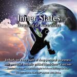 CD cover art: silhouetted figure leaping amidst clouds, with Earth and stars in the background.