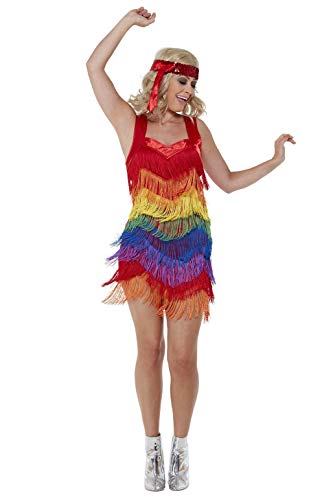 Smiffys Rainbow Pride 20s Flapper Dress
