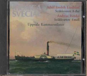 CD case featuring a vintage steamship and Swedish flag illustration.