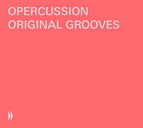 Red CD cover with white text reading "OPERCUSSION ORIGINAL GROOVES".