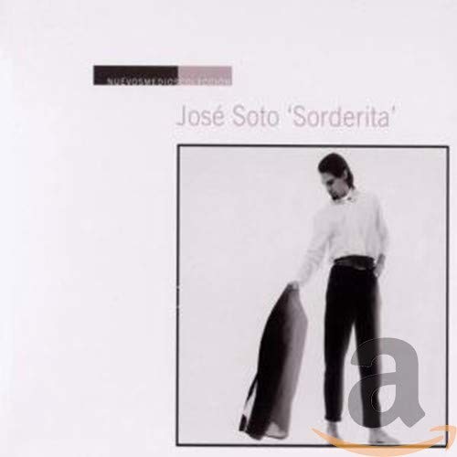CD cover for José Soto’s “Sorderita” featuring a black and white portrait.