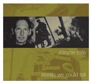 "CD cover with black and white images and text on a yellow background."