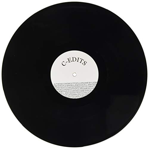 Black vinyl record with a white label displaying "C-edits" text.