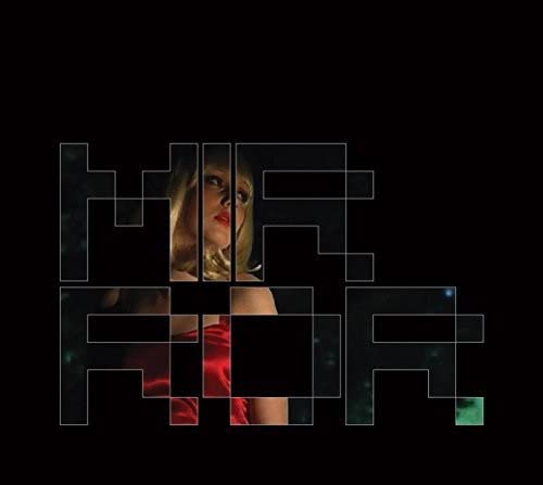 CD cover: woman’s face fragmented by geometric, glowing blue lines on black.