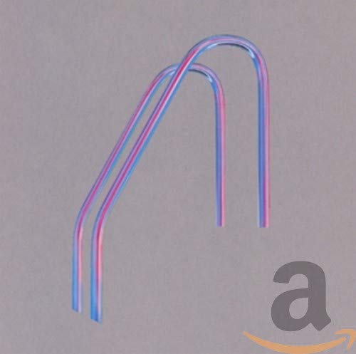 CD cover: abstract blue and pink curved lines, lowercase "a" logo.