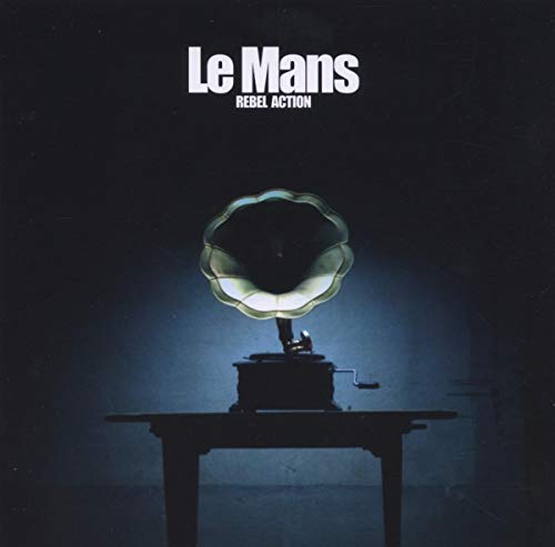 CD cover: antique gramophone on a table, dark background, text "Le Mans".