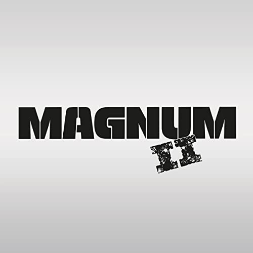 Black text reading "MAGNUM II" on a light gray background.