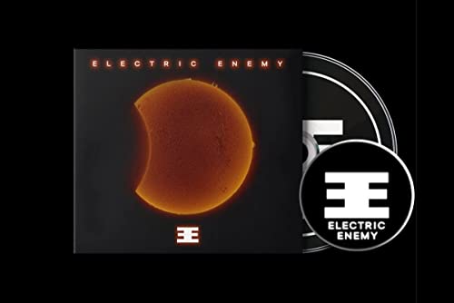 CD case with orange eclipse design and "Electric Enemy" logo.
