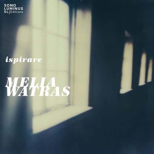 CD cover for Melia Watrasā āIspirareā featuring window light and text.