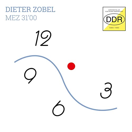 CD cover for Dieter Zobel’s “Mez 3100” with abstract blue line art.