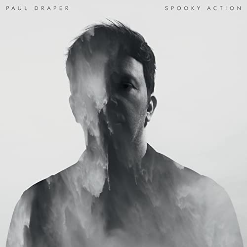 Album cover for Paul Draper’s “Spooky Action” featuring a blurred portrait.