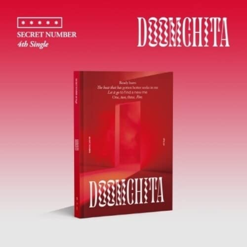 Red CD case for Secret Number’s “Doomchita” with doorway graphic.