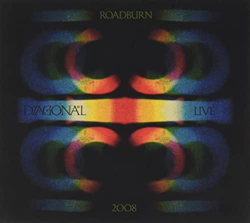 CD cover for Diagonal’s “Roadburn Live 2008” with abstract colorful design.