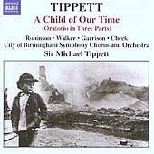 CD cover for Tippett’s “A Child of Our Time” with a black and white photo.