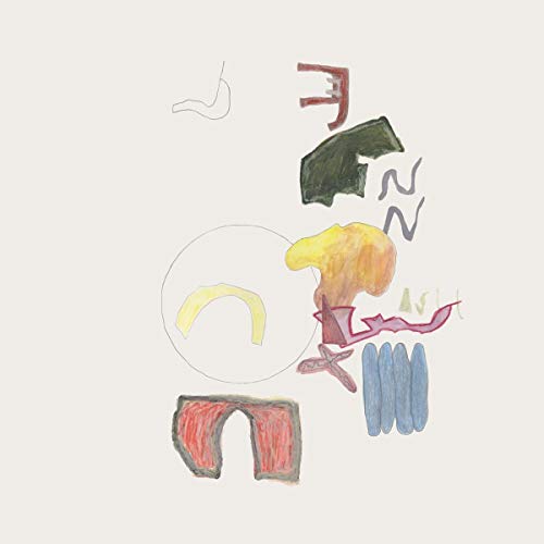 The image is a CD cover with abstract, childlike drawings on a beige background.