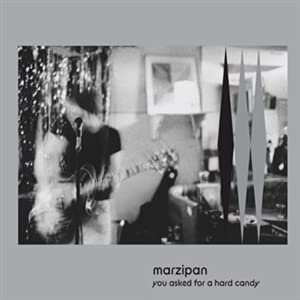 Black and white vinyl record cover with abstract room scene.