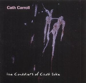 Cath Carroll album cover with abstract figures on a dark background, white text.