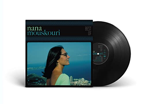 Nana Mouskouri “Best Of” vinyl record with cover art of a woman.