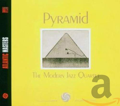 Yellow album cover for "Pyramid" by The Modern Jazz Quartet, featuring a pyramid.