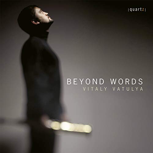 CD cover: man looking up, text “Beyond Words” and “Vitaly Vatulya.”