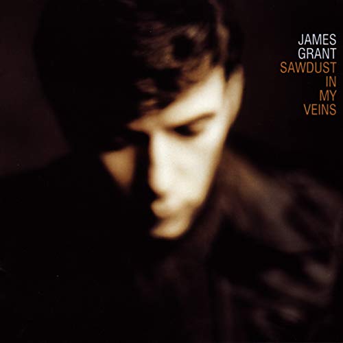CD cover for James Grantās āSawdust in My Veinsā featuring a portrait.