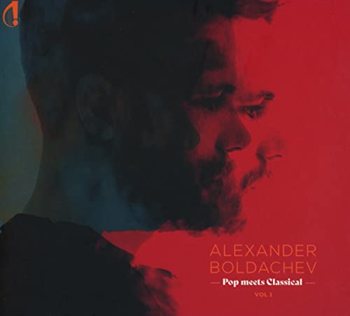 CD cover featuring a portrait of Alexander Boldachev against red and blue.