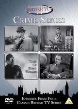 DVD cover featuring four black and white stills from British crime TV shows.