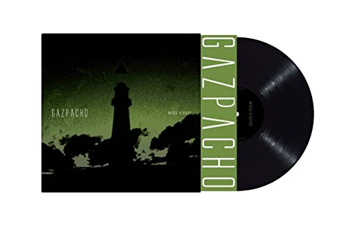 Gazpacho album "Missa Atropos" vinyl record with lighthouse artwork.
