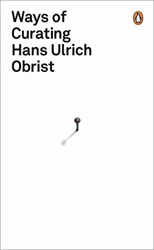 Book cover with title "Ways of Curating" and author "Hans Ulrich Obrist" in black text.