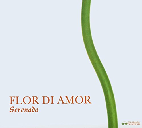 The image shows a CD cover with a green stem and orange text. For accessibility purposes, a concise alt text could be: "CD cover with green stem and orange text on grey background."