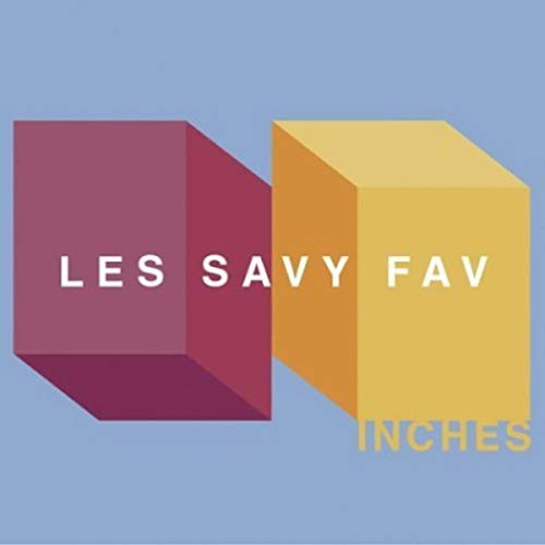 Album cover featuring a maroon cube and a yellow cube on a blue background.