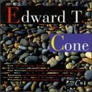 CD cover for Edward T. Cone’s musical compositions with pebble background.