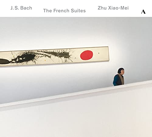 CD cover: abstract art with a woman viewing it in a gallery.