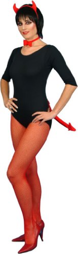 Smiffys Devil Set Includes Red Fabric Horns, Tail and Bow-Tie